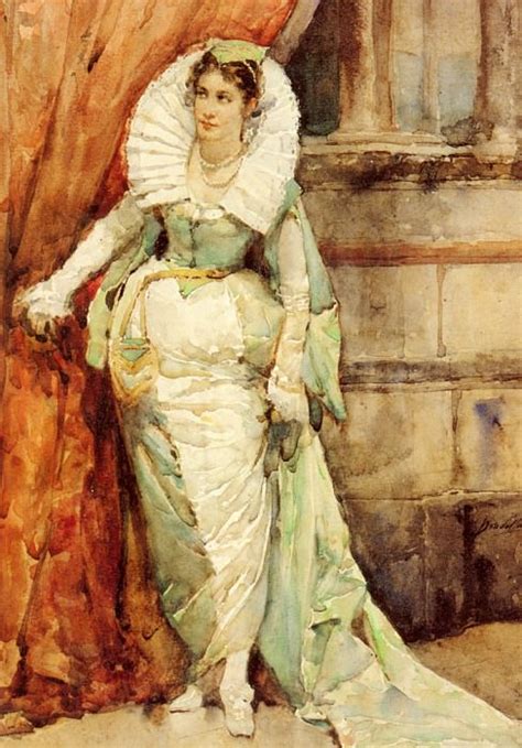 Ortiz Francisco Pradilla Y An Elegant Lady Spanish Artists