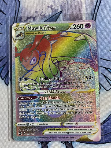 Pok Mon Tcg Mawile Vstar Silver Tempest Holo Secret Rare For