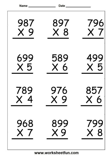 Math For Fourth Grade