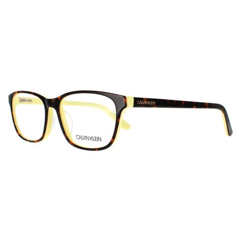 Calvin Klein Glasses Frames Ck18515 241 Tortoise On Yellow Women