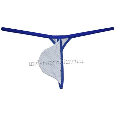 Men Breathable Mini Bikini Tear Drop Micro G String Underwear T Back