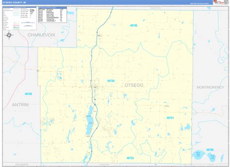 Otsego Mi Map