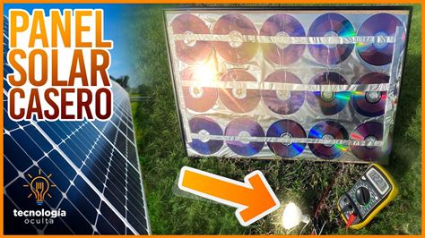 Panel Solar Fotovoltaico W Casero Con Cd Dvdc Mo Ahorrar En La