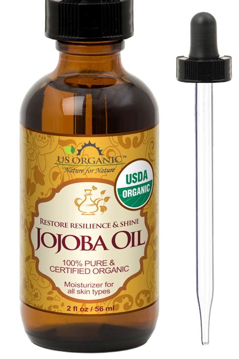 Us Organic Jojoba Oil Certified Organic By Usda100 Pure And Natural