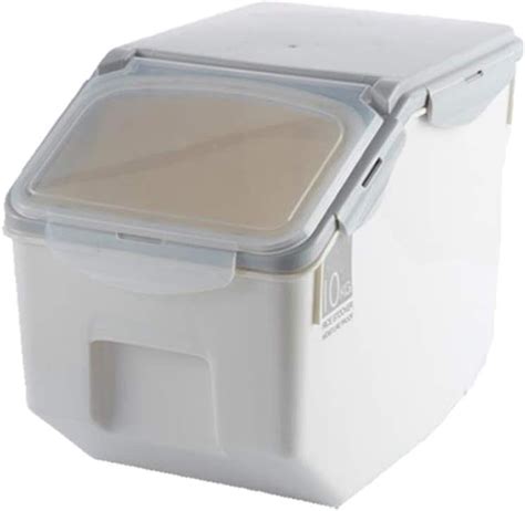 Vobajf Rice Storage Container Kg Rice Storage Container Airtight