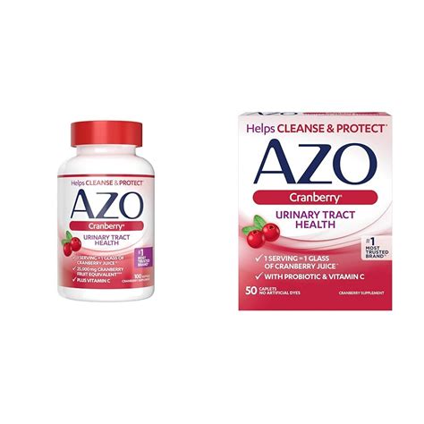 Azo Cranberry Urinary Tract Health 100 Softgels And 50