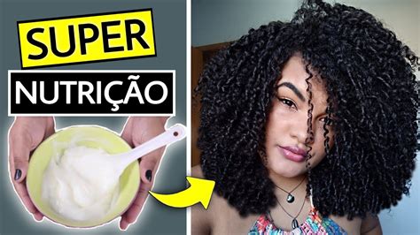 NUTRIÇÃO CAPILAR CASEIRA PARA CABELOS RESSECADOS YouTube