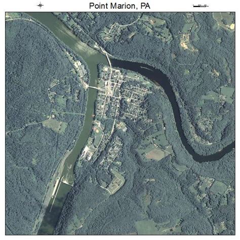 Aerial Photography Map of Point Marion, PA Pennsylvania