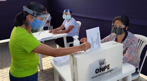 Onpe Horario De Votación Según Dni Segunda Vuelta Elecciones 2021 El