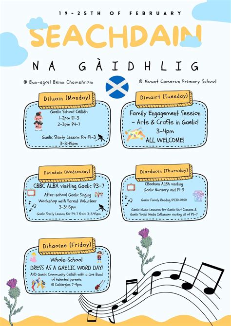 Mount Cameron Primary School Gaelic Classes And Opportunities For