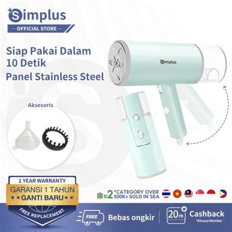 Jual Simplus Setrika Uap Listrik 800w Portable Garment Steamer Strika