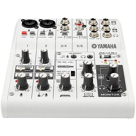 Yamaha Ag06 6 Channel Mixerusb Interface For Iosmacpc Guitar Center