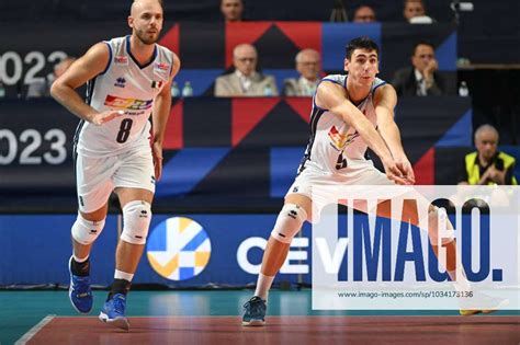 Italy S Michieletto Alessandro And Sbertoli Riccardo During Germany