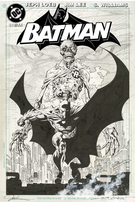 BATMAN 618 COVER 2003 JIM LEE EPIC HUSH COVER FEATURING JASON