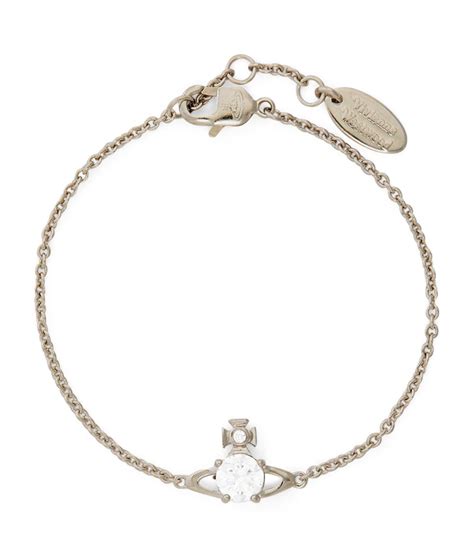 Vivienne Westwood Crystal Embellished Reina Bracelet Harrods Uk