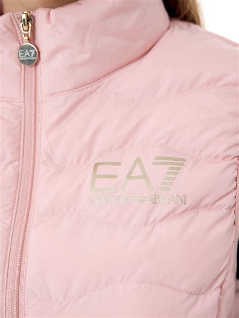 Жилет Ea7 Emporio Armani Train Core W Eco Down Silver Pink купить по