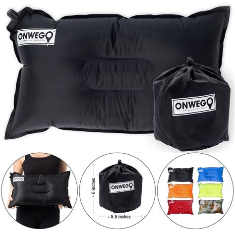 Camping Pillows Car Onwego Camping Pillowsmall Inflatable Pillow 20in