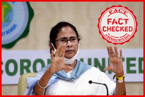 Edited Clip Of Mamata Banerjee Goes Viral Claiming That State Board Exams Have Been Cancelled