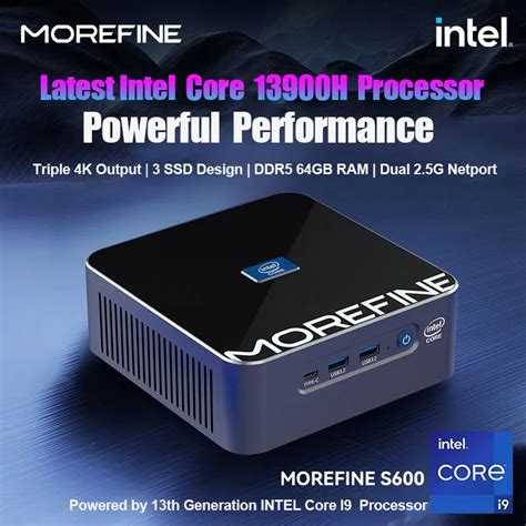 Morefine S Th Gen Intel I H I P Ddr Mini Pc Ddr