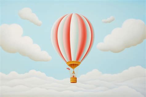 Painting big balloon sky backgrounds | Free Photo Illustration - rawpixel