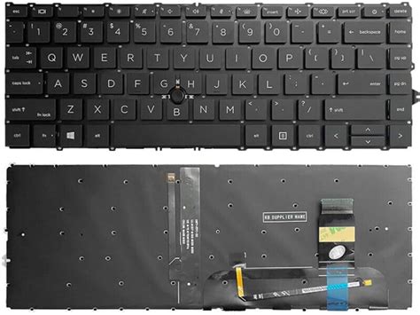 New Us Black English Backlit Laptop Keyboard Without Palmrest For Hp Zbook Firefly 14 G8 Zbook