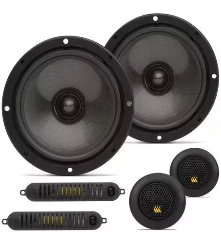 Kit 2 Vias 6 Polegadas 130w Rms Bravox Cs60bk Similar Jbl Frete grátis