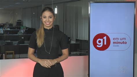 Vídeo G1 em 1 minuto Goiás Acompanhe as notícias do g1 Goiás no