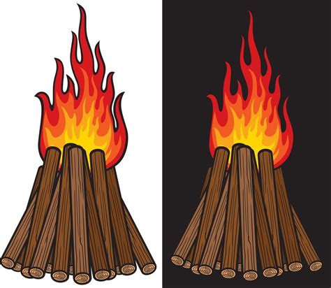 Big Bonfire Design 3190035 Vector Art At Vecteezy