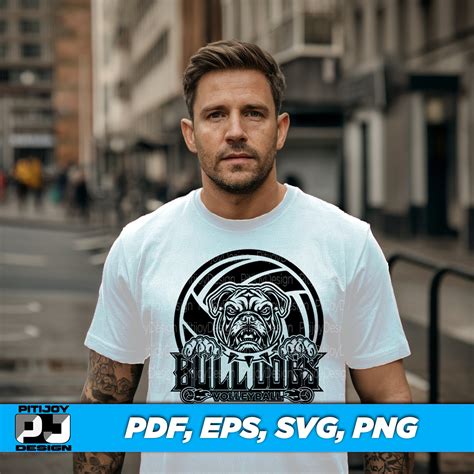 Bulldog Volleyball Svg Bulldogs Svg Volleyball Svg Bear Mascot Svg