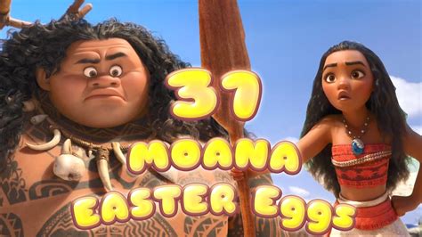 31 Moana Easter Eggs And References Youtube