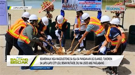 Balitang Bisdak Boardwalk Nga Magdugtong Sa Mga Isla Sa Pangan An Ug