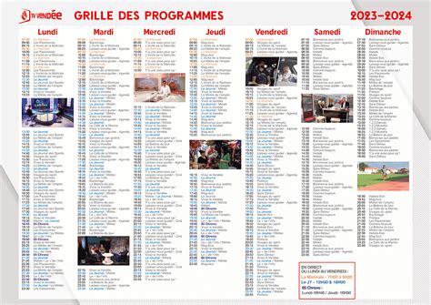 Grille Des Programmes Tv Vend E