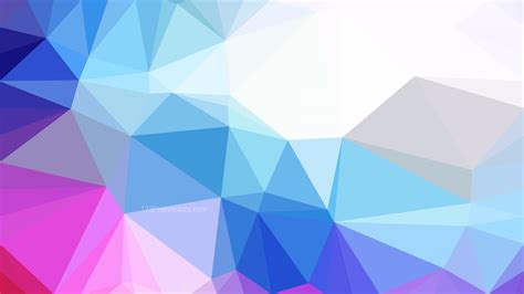 Pink Blue and White Polygonal Abstract Background Vector Illustration