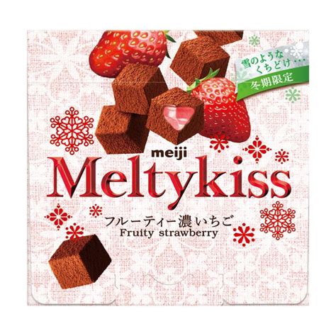 Meiji Melty Kiss Fruity Dark Strawberries 52g Japanese Shopee Singapore