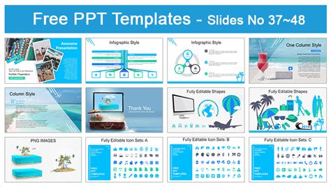 Travel and Vacation PowerPoint Templates for Free