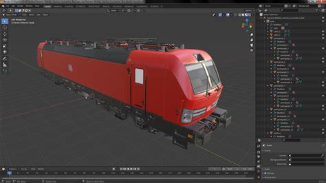 D Siemens Mobility Vectron Locomotive Red Turbosquid