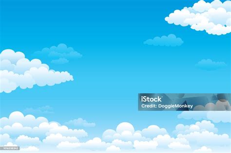 空と雲 空のベクターアート素材や画像を多数ご用意 空 雲 青 Istock