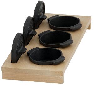 Bbq Toro Mini Dutch Oven Set Avec Socle En Bois X Cm