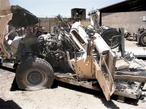 Ied Damaged Humvee Rob Crimmins Siterob Crimmins Site