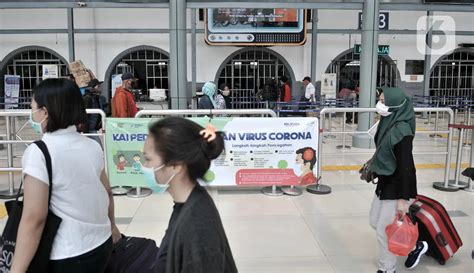 Foto Pandemi Corona Kai Batalkan Perjalanan Kereta Jarak Jauh