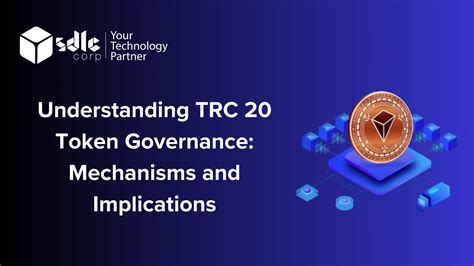 Benefits Of TRC 20 Tokens SDLC Corp