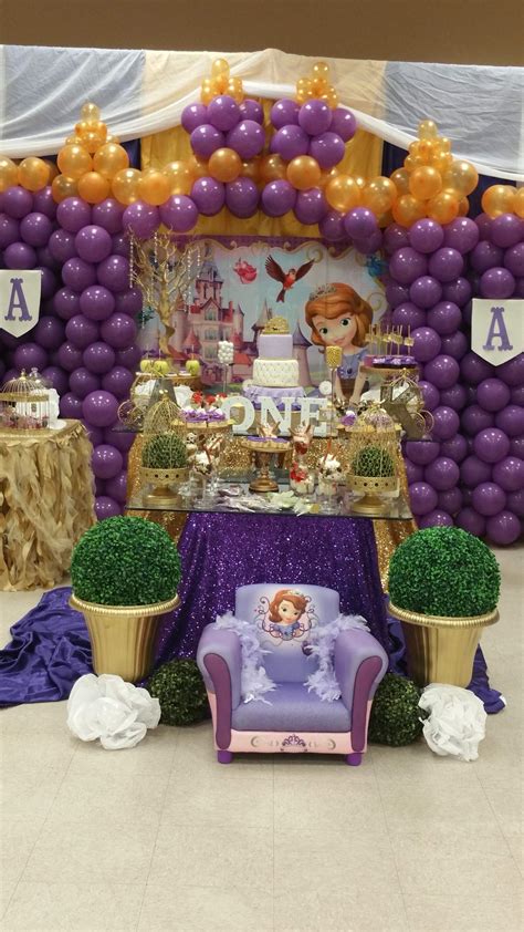 Sofia The First Birthday Princess Amber 1st Birthday Catch My Party