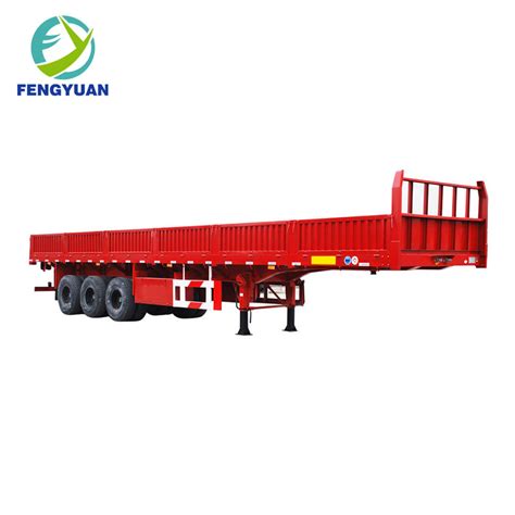 Fengyuan Manufacture 3 Axles Sidewall Semi Trailer With Good Price