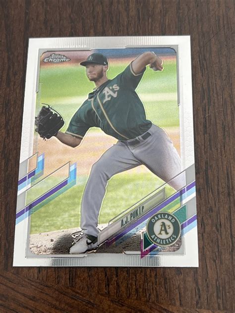 2021 Topps Chrome AJ Puk Oakland Athletics 90 EBay