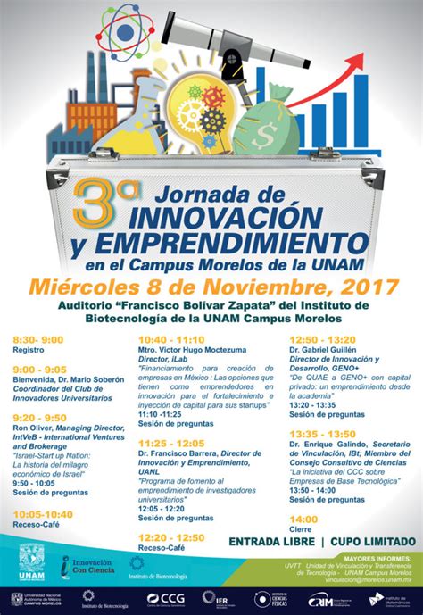 3ra Jornada de Innovación y Emprendimiento en el Campus Morelos de la