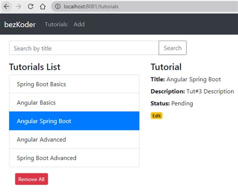 Spring Boot Angular Project Github Code