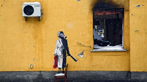 Banksy Announces New Exhibition Of His Statement Making Street Art Cnn