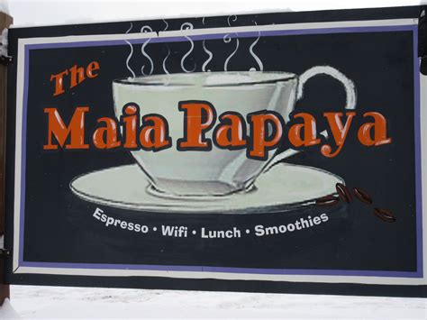 The Mai Papaya Bethlehem New Hampshire Espresso Cafe Papaya Cafe