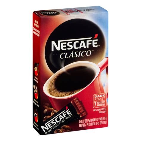 Nescafe Clasico Dark Roast Instant Coffee Packets - Shop Coffee at H-E-B