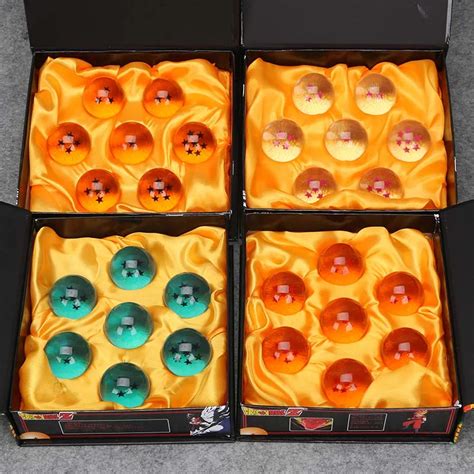 7pcsset 4cm Dragon Ball Z 7 Stars Crystal Balls Dragonball Ball